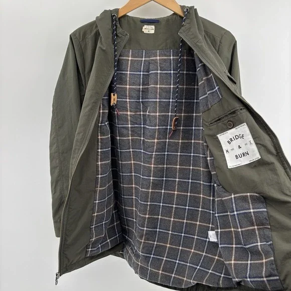 Bridge & Burn Warbler Jacket w/Hood Women's Size S Outdoor Preppy - Picture 7 of 16